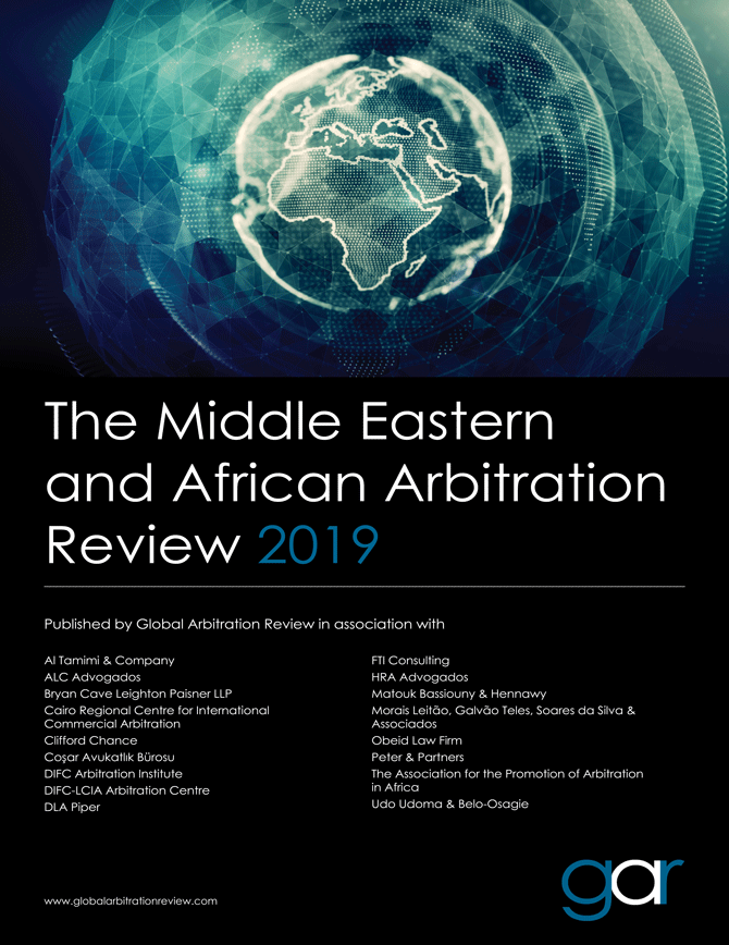 The Middle Eastern and African Arbitration Review 2019